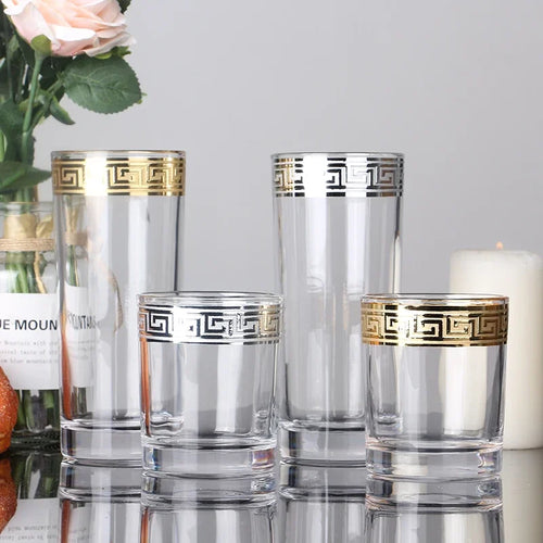 Verre champagne cristal style europeen bordure elegante