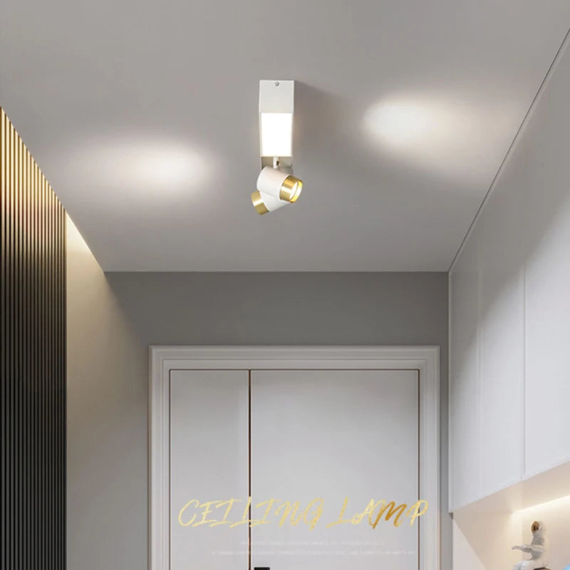 plafonnier Nordique moderne LED allée pour chambre salon salle à manger décoration de la maison intérieur - vue 4 sur 10