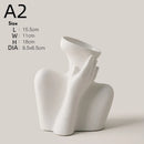 vase humain créatif en céramique pour décoration moderne