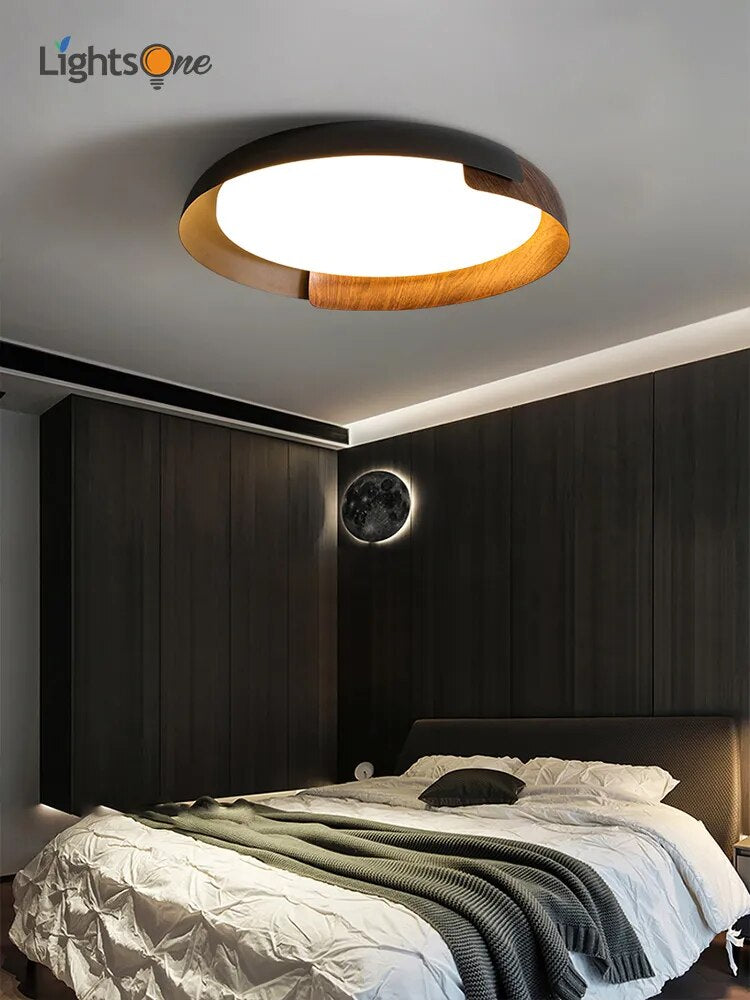 Lampe plafonnier simple moderne wabi-sabi - vue 3 sur 10
