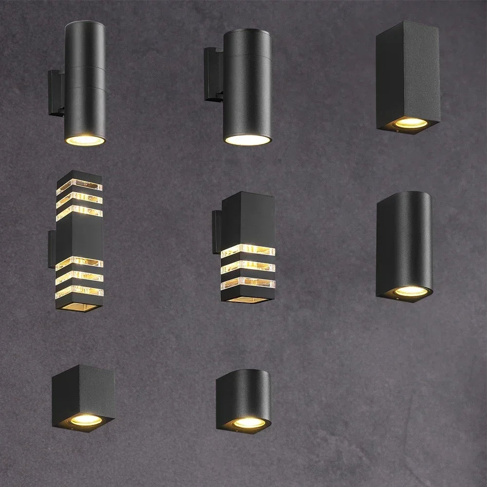 applique murale led imperméable avec capteur pour intérieur et extérieur