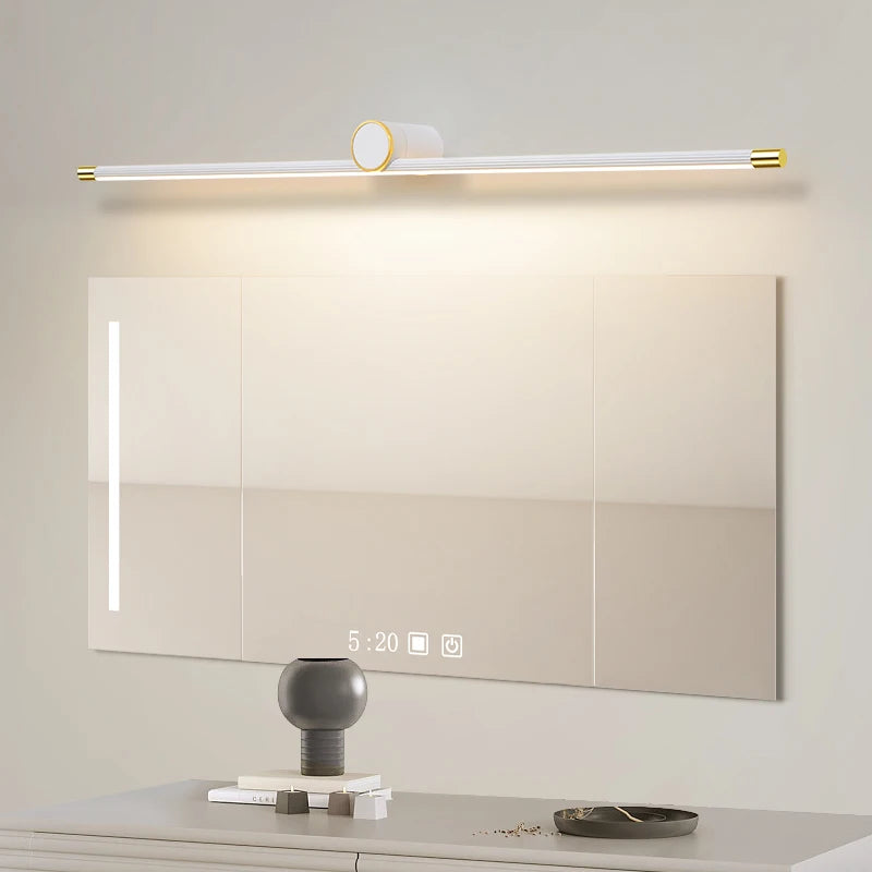 miroir moderne avec lumières led pour maquillage et décoration intérieure