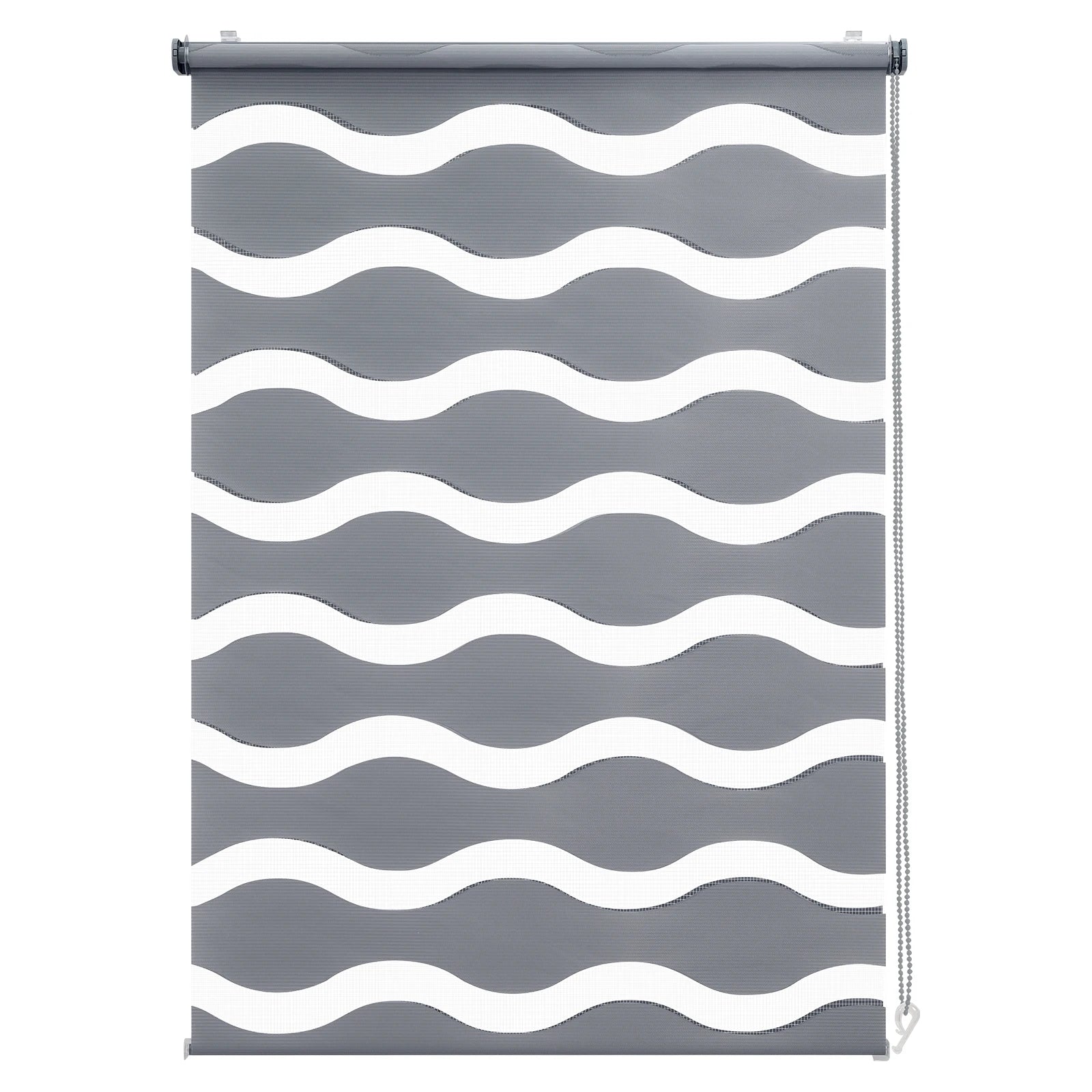 Store enrouleur double sans perçage occultant fenêtre 80cm - vue 13 sur 13