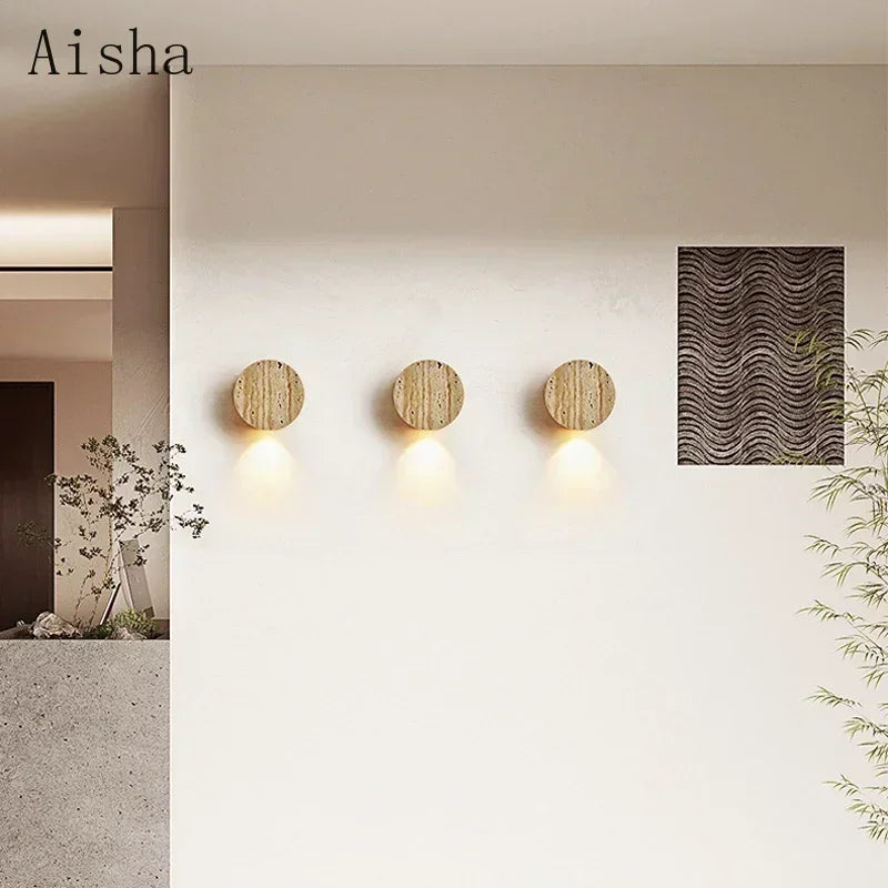 applique murale japonaise en pierre naturelle design wabi sabi pour intérieur - vue 5 sur 7