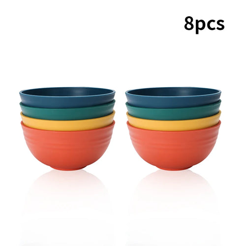 Ensemble bols réutilisables empilables cuisine pique nique camping