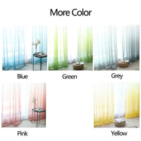 Voilage tulle degrade style moderne pour salon chambre
