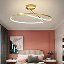 lustre moderne à leds pour décoration intérieure loft
