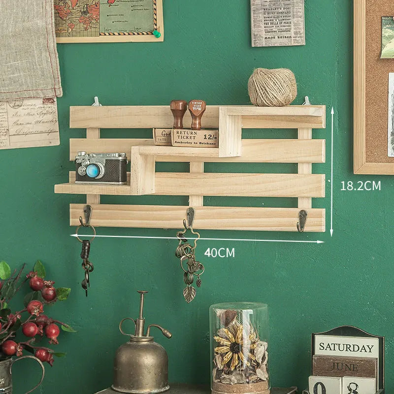 porte-clés mural décoratif avec crochet pratique pour clés