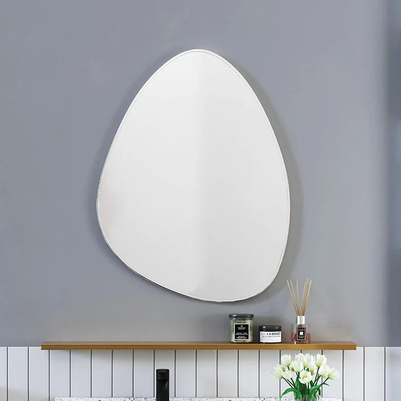 miroirs décoratifs artisanaux nordiques pour salle de bain et chambre - vue 5 sur 10