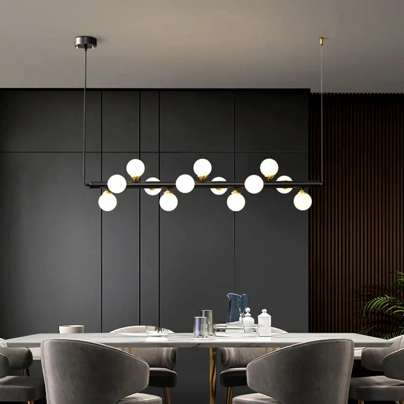 lustre suspension led moderne pour éclairage intérieur