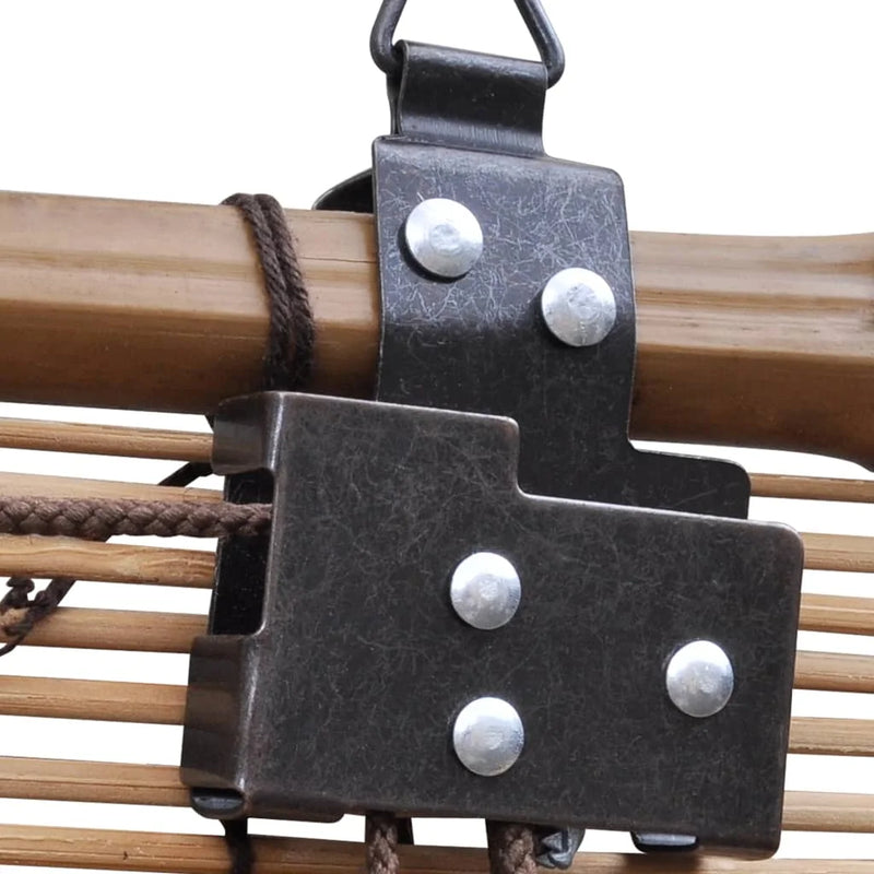 Store roulant en bambou style naturel pour fenêtre salon