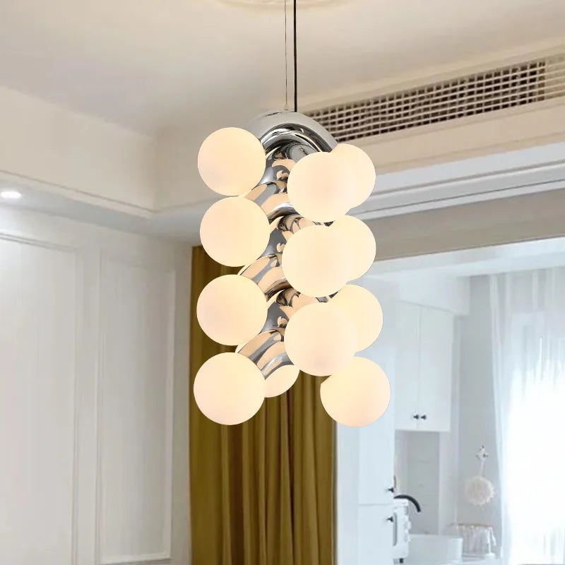 lustre minimaliste rétro créatif style grape pour intérieur
