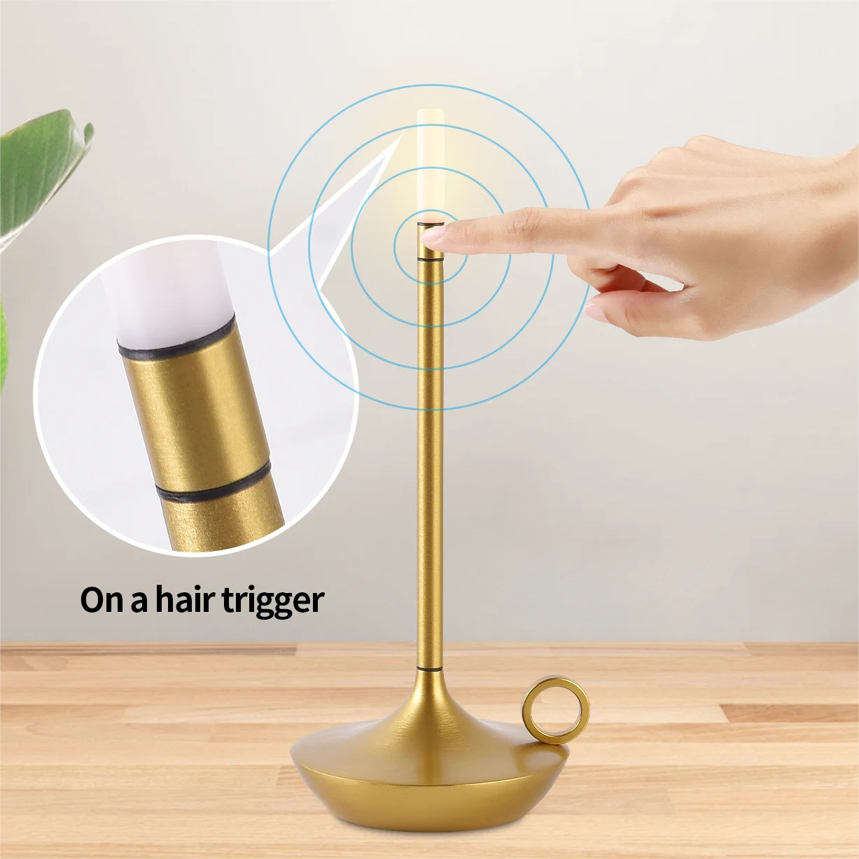 Lampe de table résidentielle LED rechargeable par usb - vue 5 sur 11