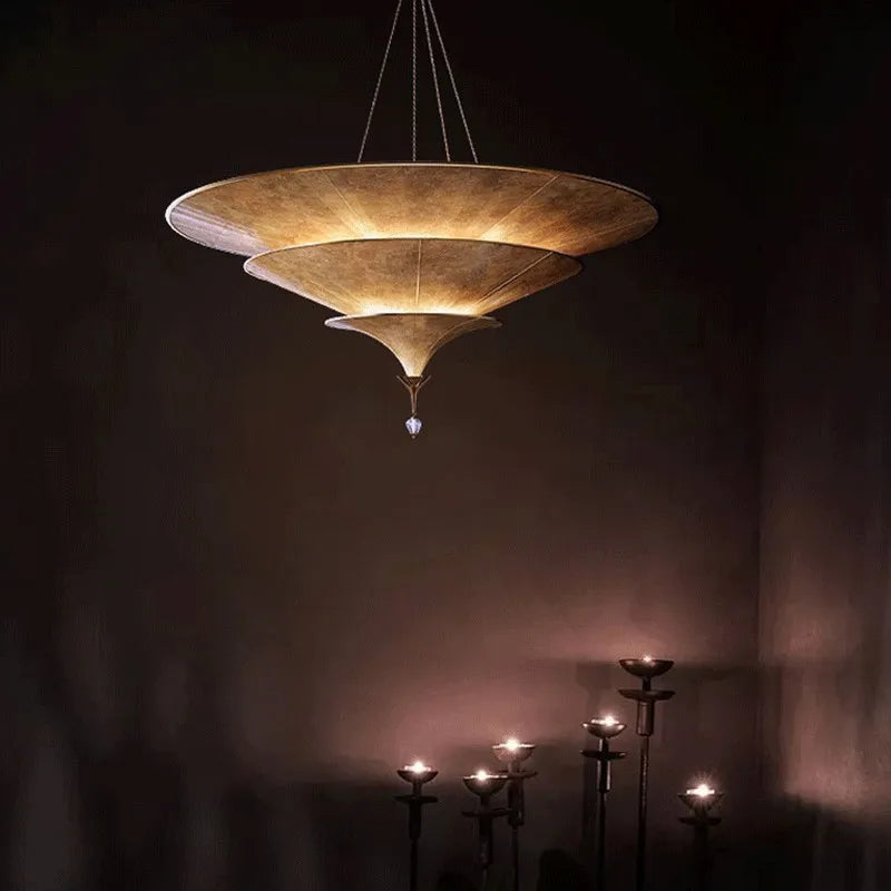 Lustre d'ambiance bouddhiste d'asie du sud-est