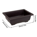 pots de fleurs rectangulaires imitation argile pour jardin extérieur