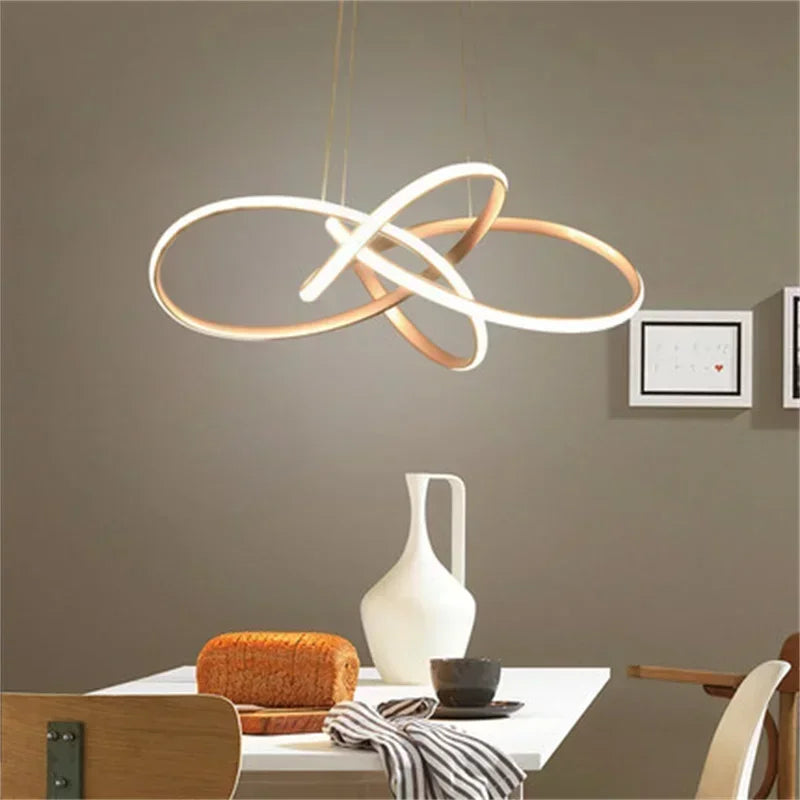 lustre suspendu led moderne pour décoration maison - vue 5 sur 20