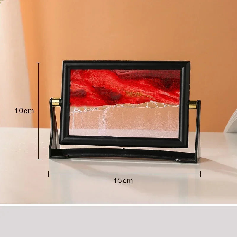 peinture artistique en mouvement sur sable créatif décoratif