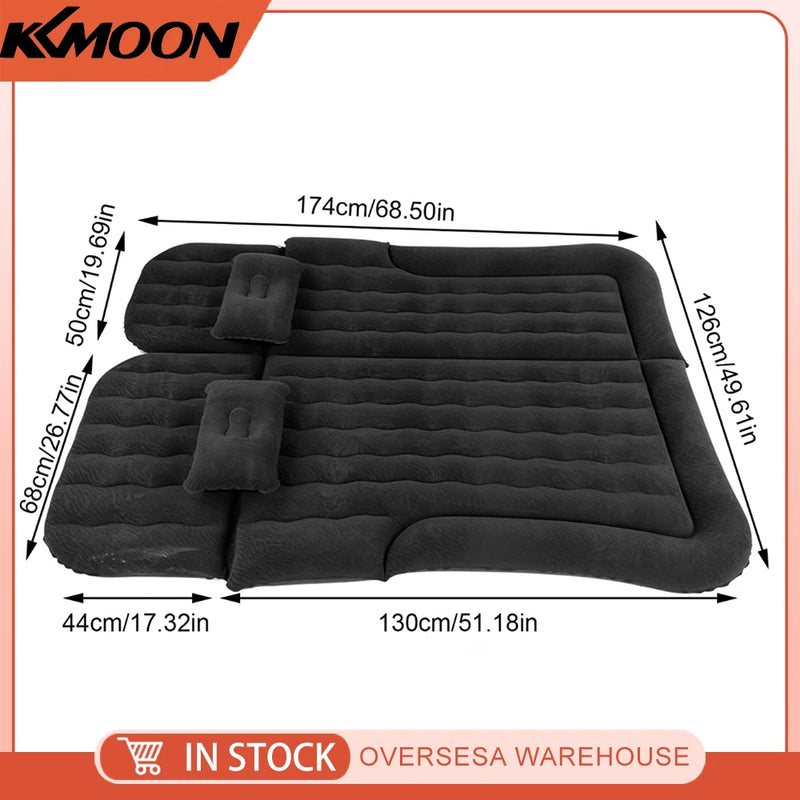 matelas de voyage gonflable multifonction 2 en 1 pour voiture et SUV