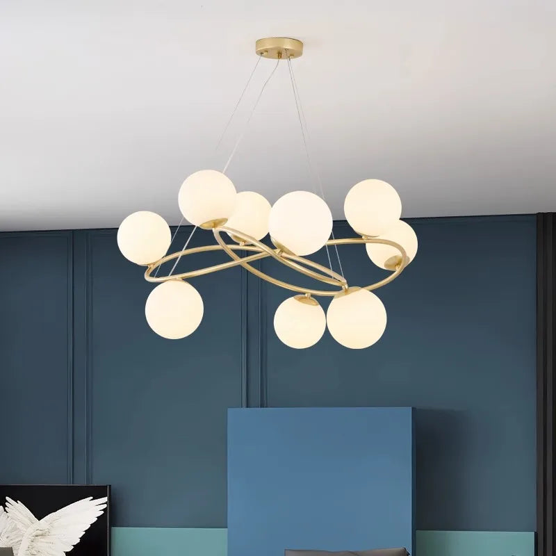 Lampes led suspendues au design moderne - vue 6 sur 8