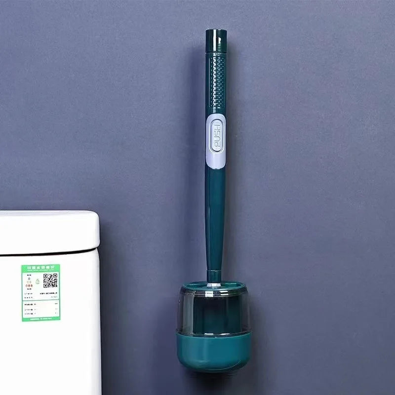 brosse de toilette à long manche avec support pour nettoyage efficace - vue 8 sur 8