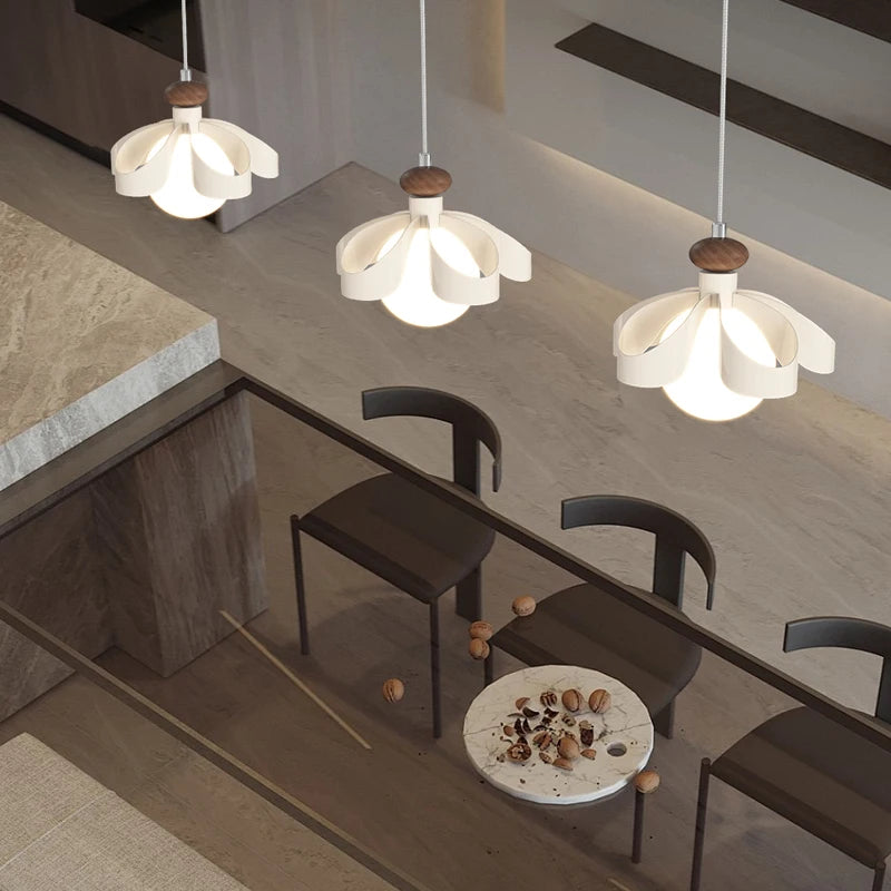 lustre médiéval rétro en bois massif pour intérieur et extérieur