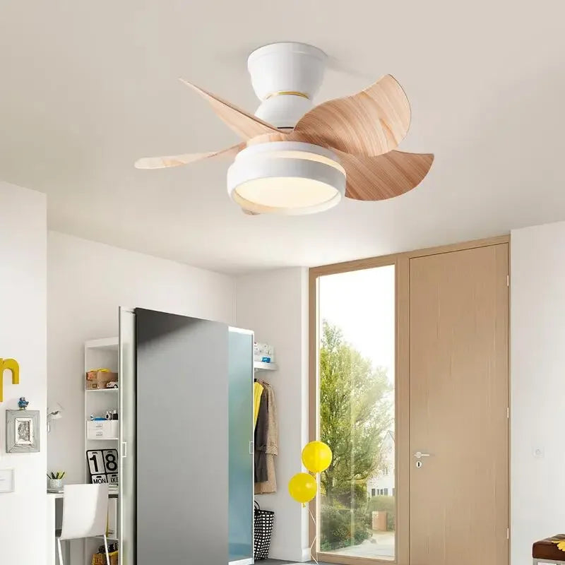 mini ventilateur de plafond avec lumière et télécommande