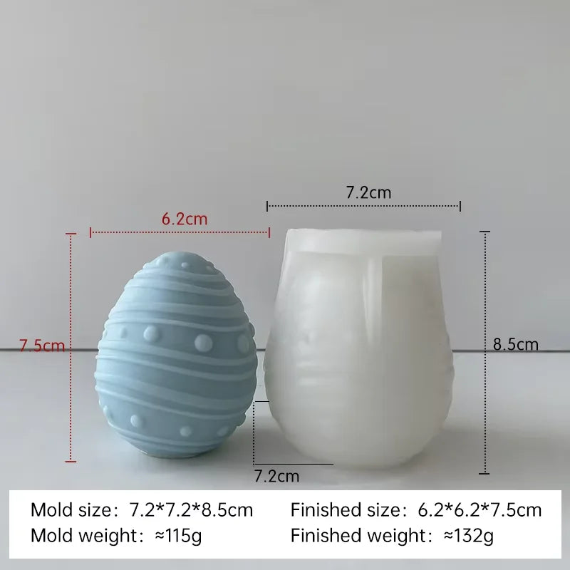 moule en silicone pour bougies œufs de pâques fait maison - vue 19 sur 21