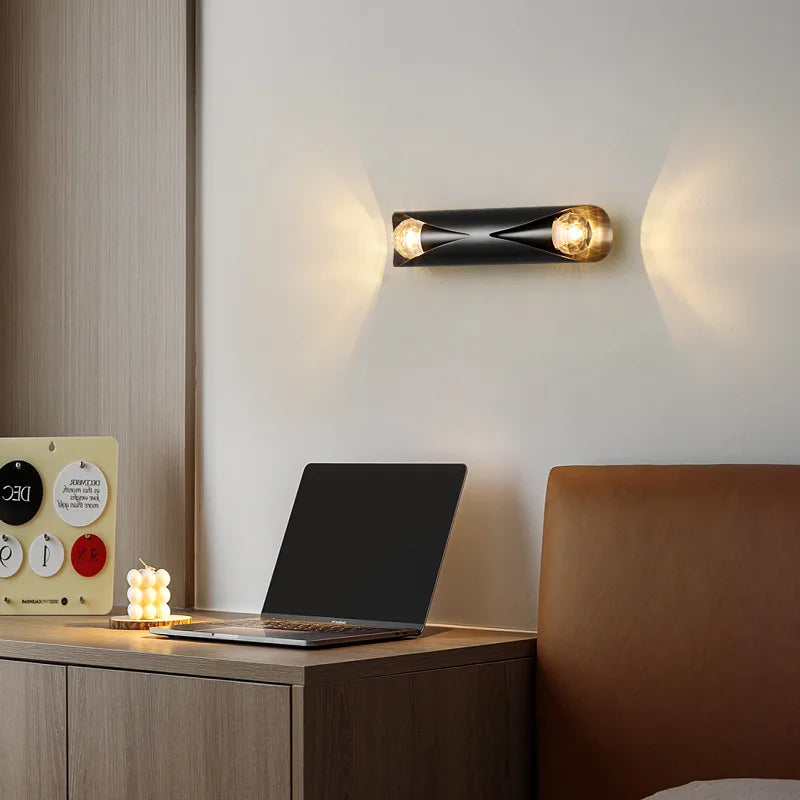 Applique murale led en cuivre moderne de qualité supérieure