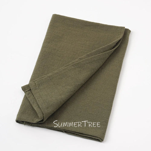 Serviettes de table coton lavé style vintage 10