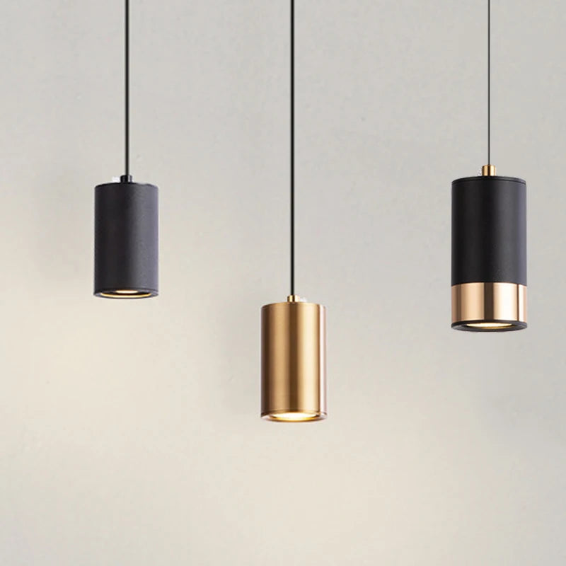 lustre moderne en or pour décoration intérieure avec lumières led - vue 2 sur 9