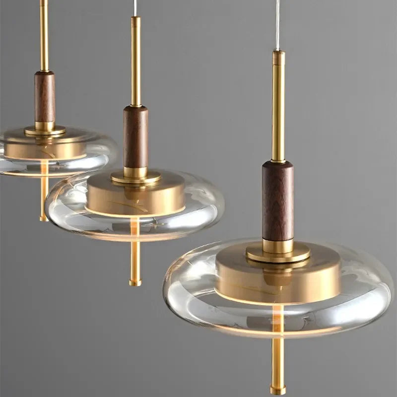 Nordique Loft verre suspension LED lampes suspendues moderne décoration de la maison luminaires LED pour cuisine salle à manger lampe - vue 3 sur 8