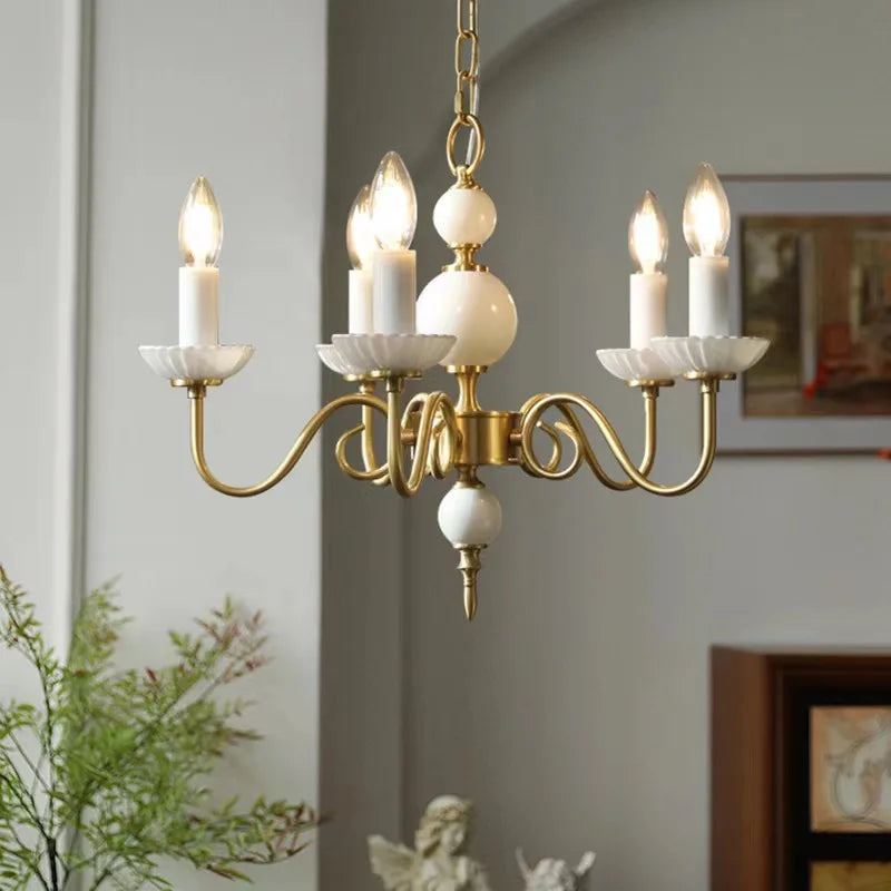 lustre en cuivre éclairage industriel moderne et classique