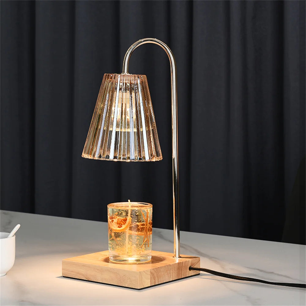 Lampe d'aromathérapie en bois - vue 3 sur 8