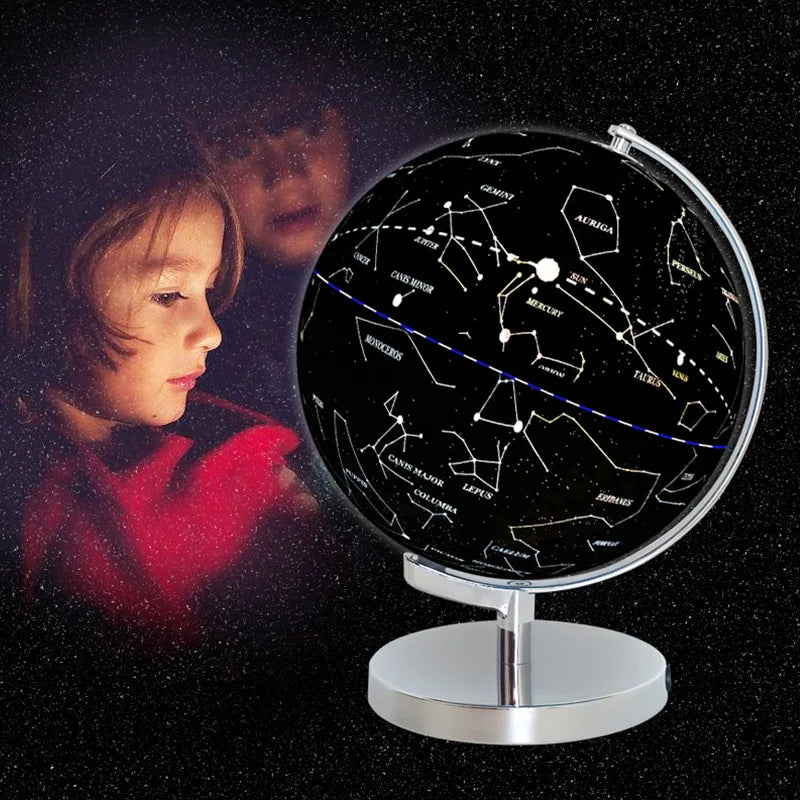 globe terrestre lumineux éducatif avec support pour géographie - vue 3 sur 6