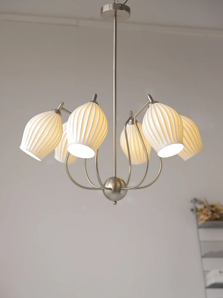 lustre vintage en céramique japonaise design minimaliste pour intérieur