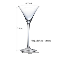 Verre à cocktail décoratif style margarita champagne