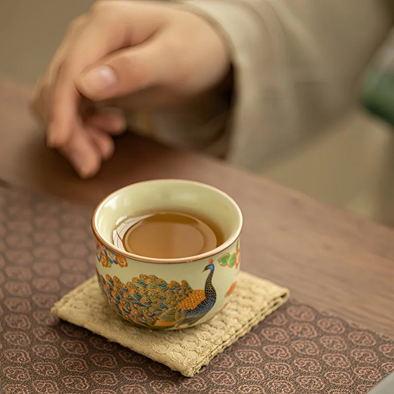 Tasses à thé ru kiln céramique style classique