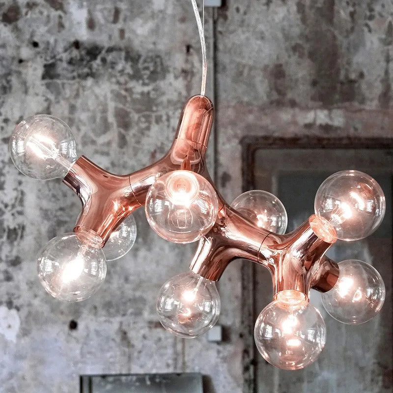 lustre design moléculaire nordique italien 	 2023 villa
