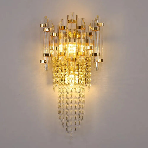 applique murale en cristal moderne luxe style nordique pour intérieur élégant