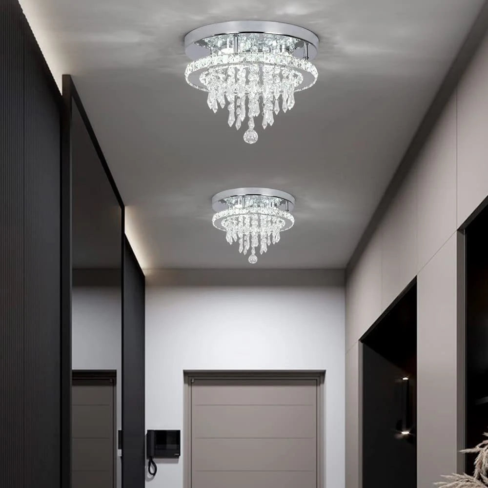 Lustre Cristal Plafond Moderne Suspension - vue 5 sur 7