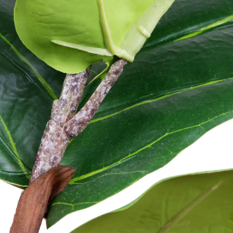 branches artificielles de ficus grandes feuilles pour décoration extérieure - vue 5 sur 6