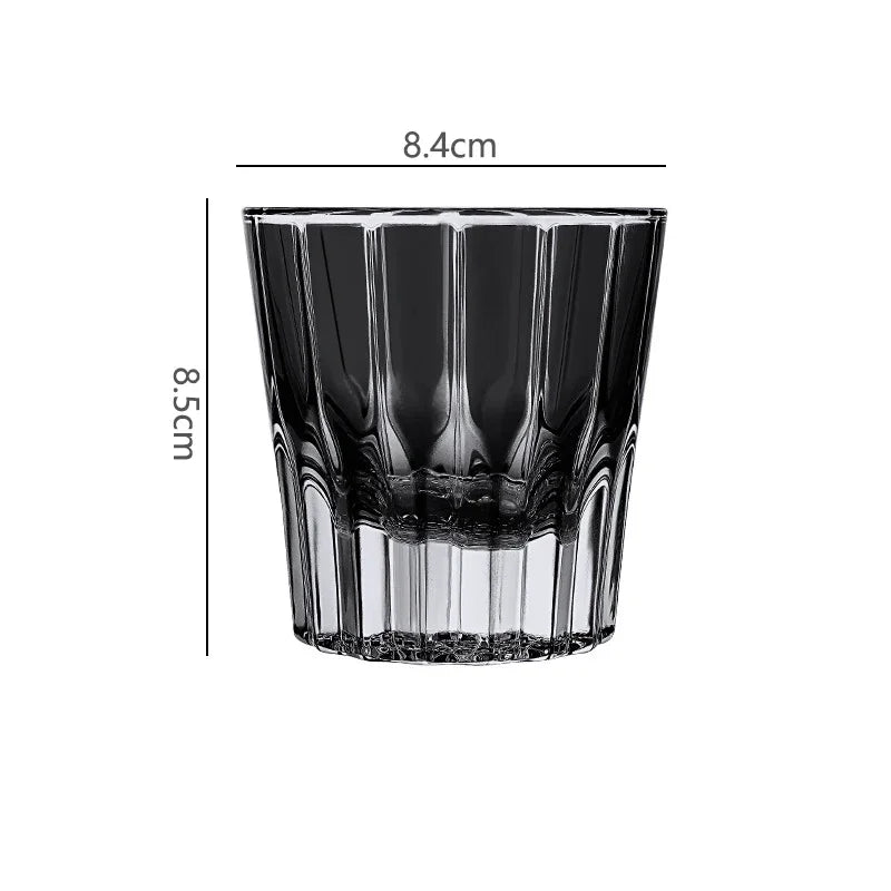Verre whisky cocktail 200 ml rayures verticales design