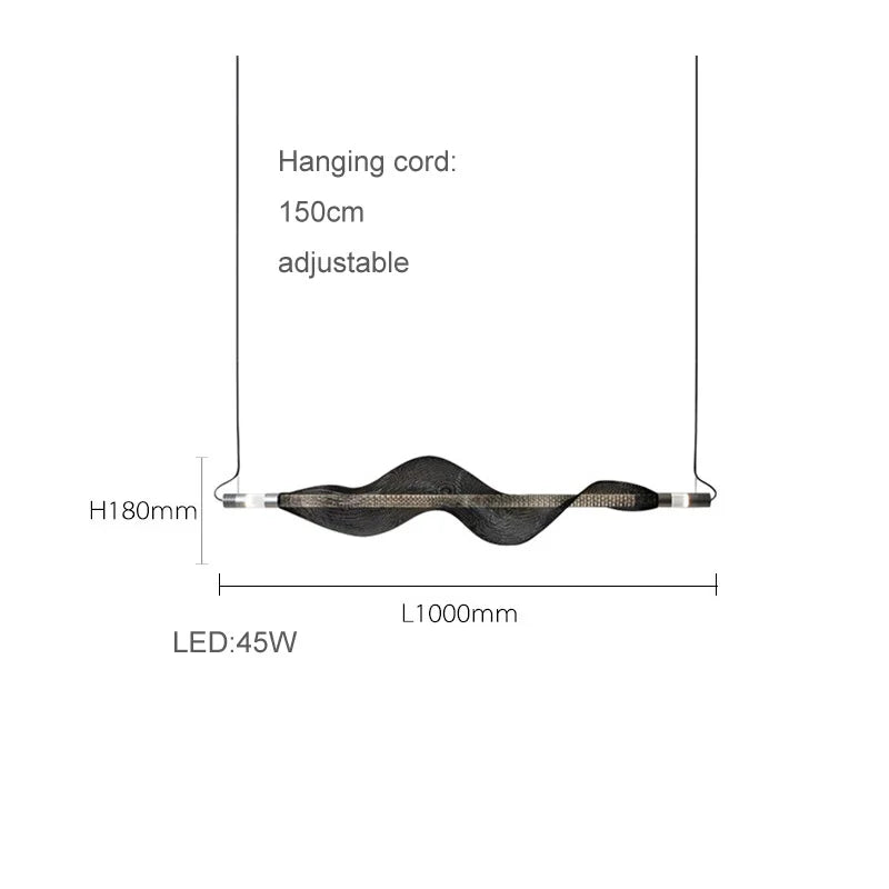 lustre design led acrylique tendance éclairage moderne 2024 - vue 19 sur 18