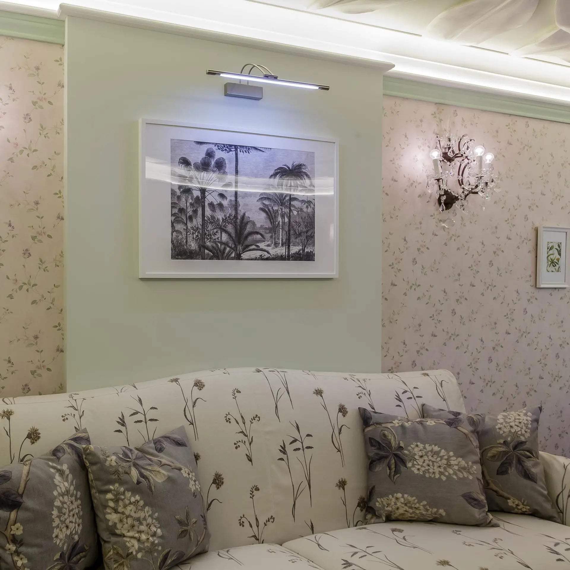 Applique murale LED chromée pour miroir - vue 4 sur 3