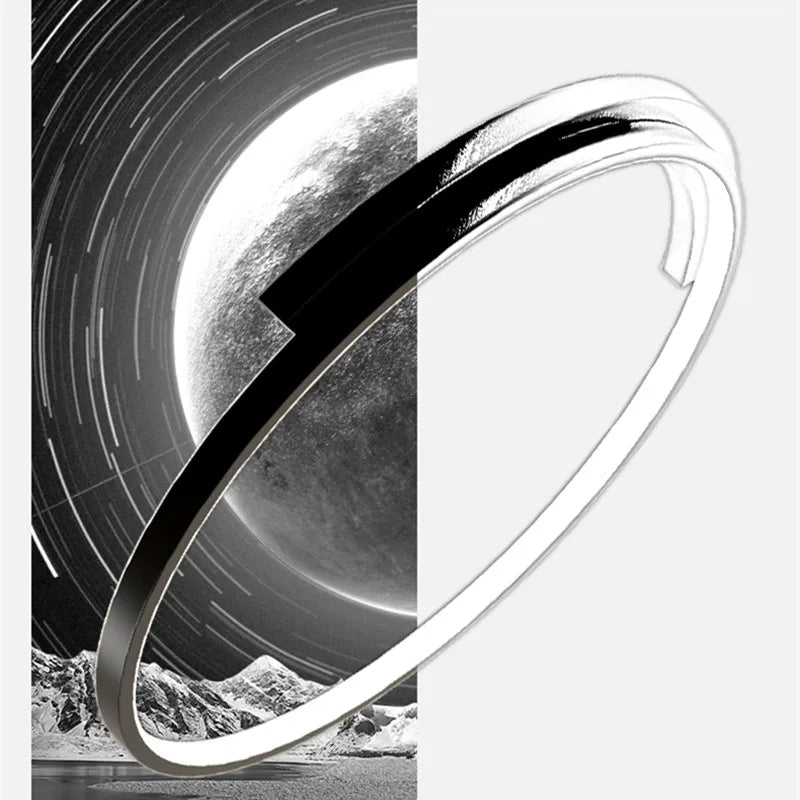 Plafonnier LED rond minimaliste moderne Design nordique salon plafonniers chambre à manger maison luminaires d'intérieur