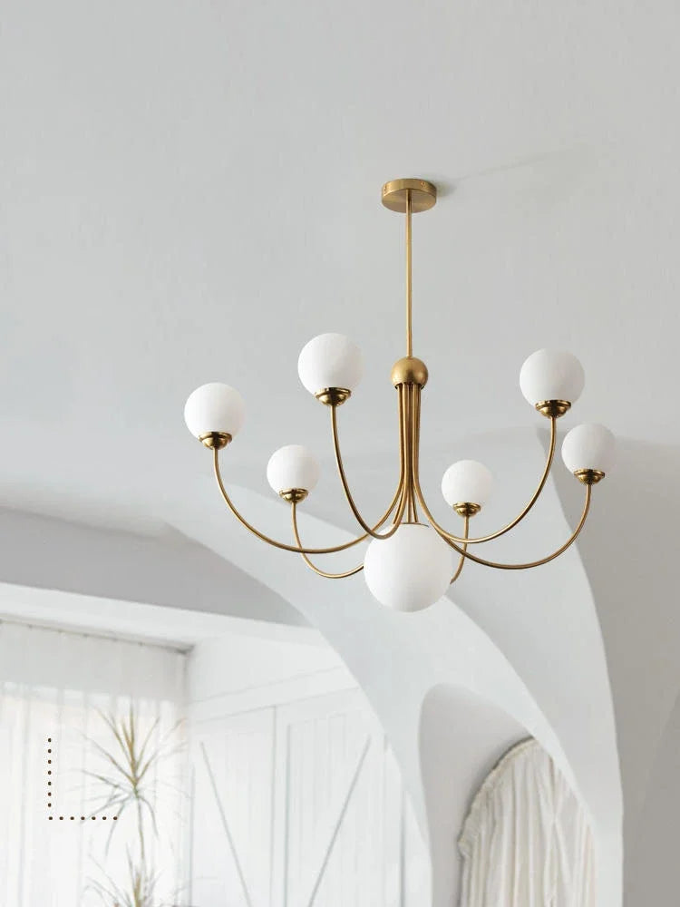 lustre vintage à LED pour décoration intérieure élégante