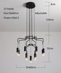plafonnier moderne créatif à LED pour décoration intérieure