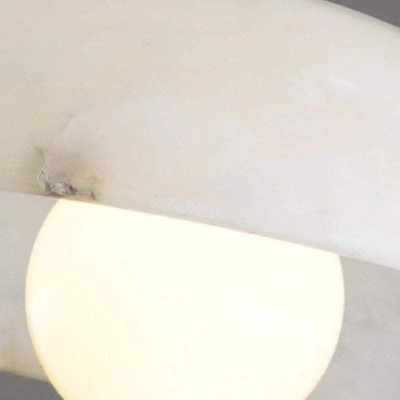 lustre en marbre naturel design nordique pour décoration intérieure - vue 7 sur 7