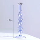bougeoir vintage en verre pour mariage et dîners romantiques