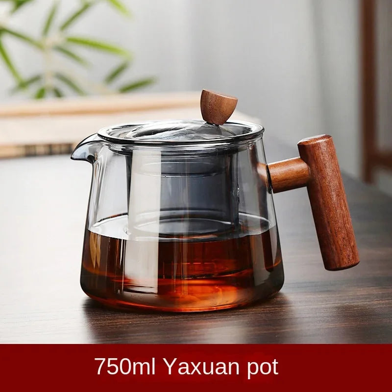 Theiere japonaise verre resistant gaiwan infusion the puer